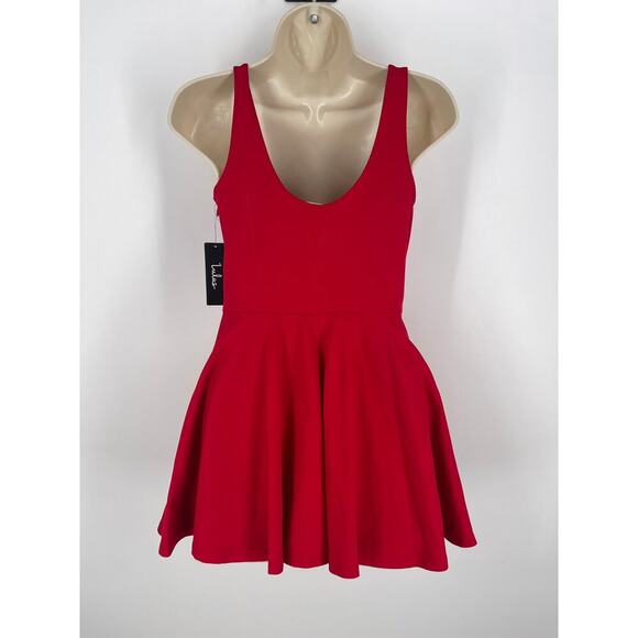 Lulus NWT Red Dress (B43#1) - Picture 4 of 11